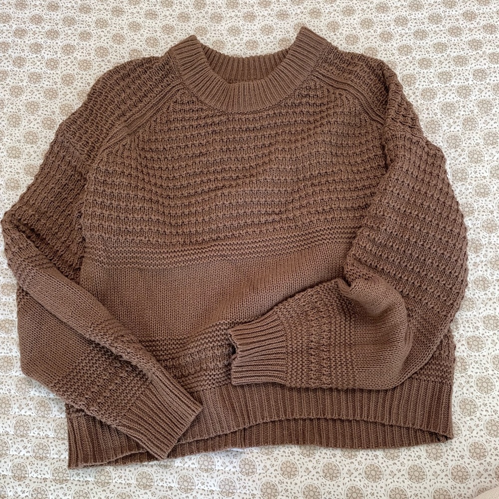 Chunky oversized sweater